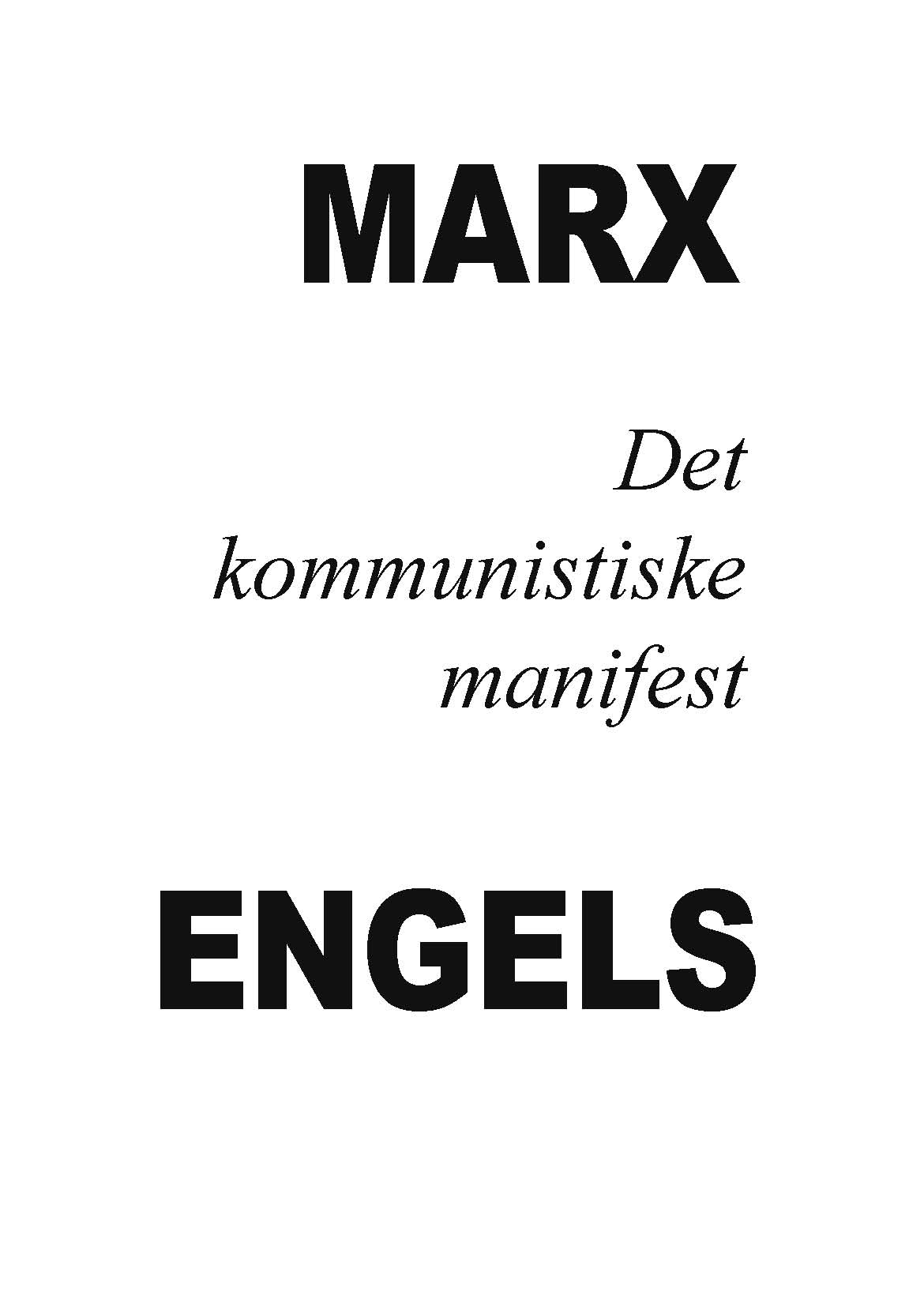 Det kommunistiske manifest